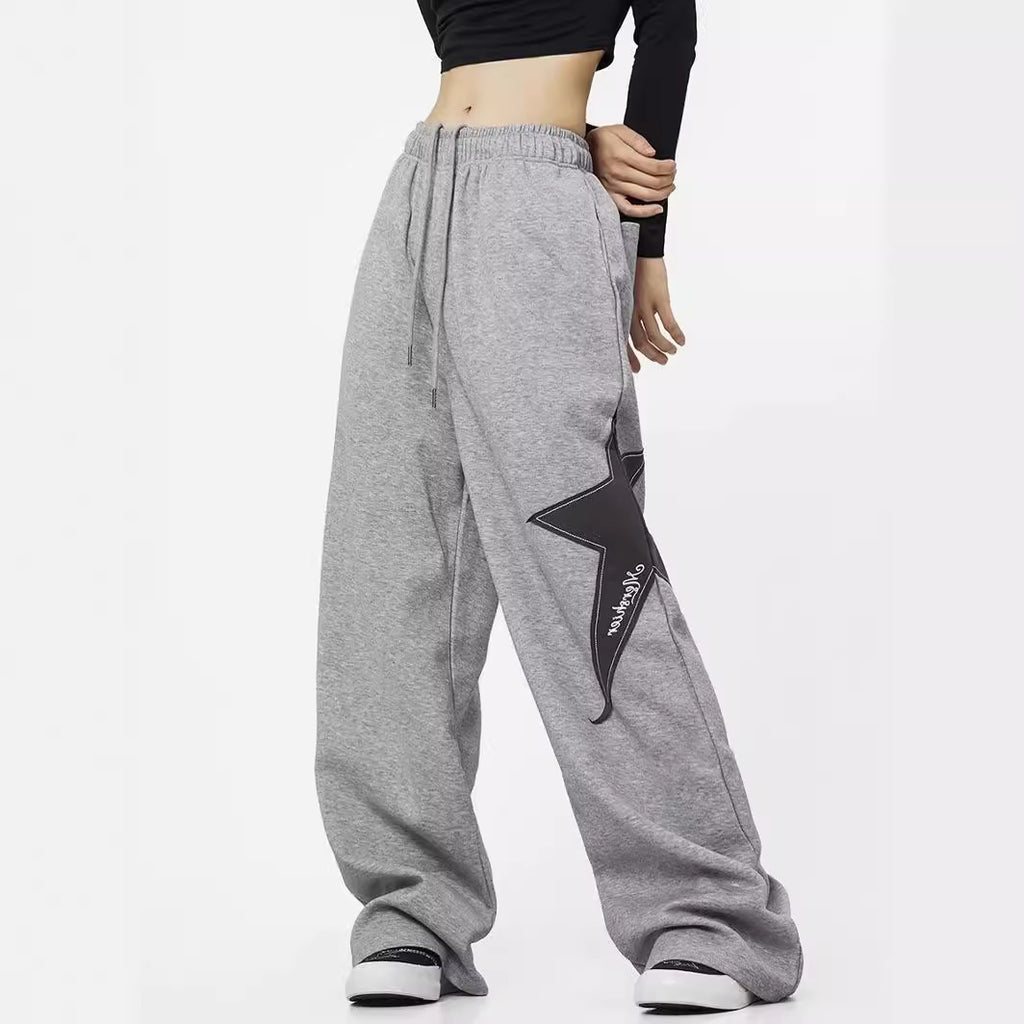 Unisex Loose Straight-Leg Joggers