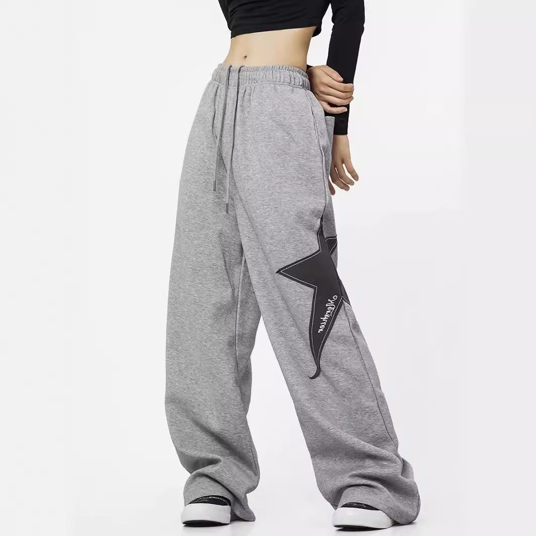 Unisex Loose Straight-Leg Joggers