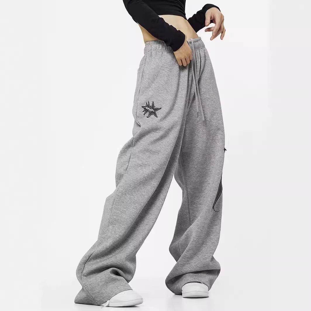 Unisex Loose Straight-Leg Joggers